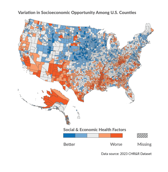 Variation in Socioeconomic Opportunity Among U.S. Counties