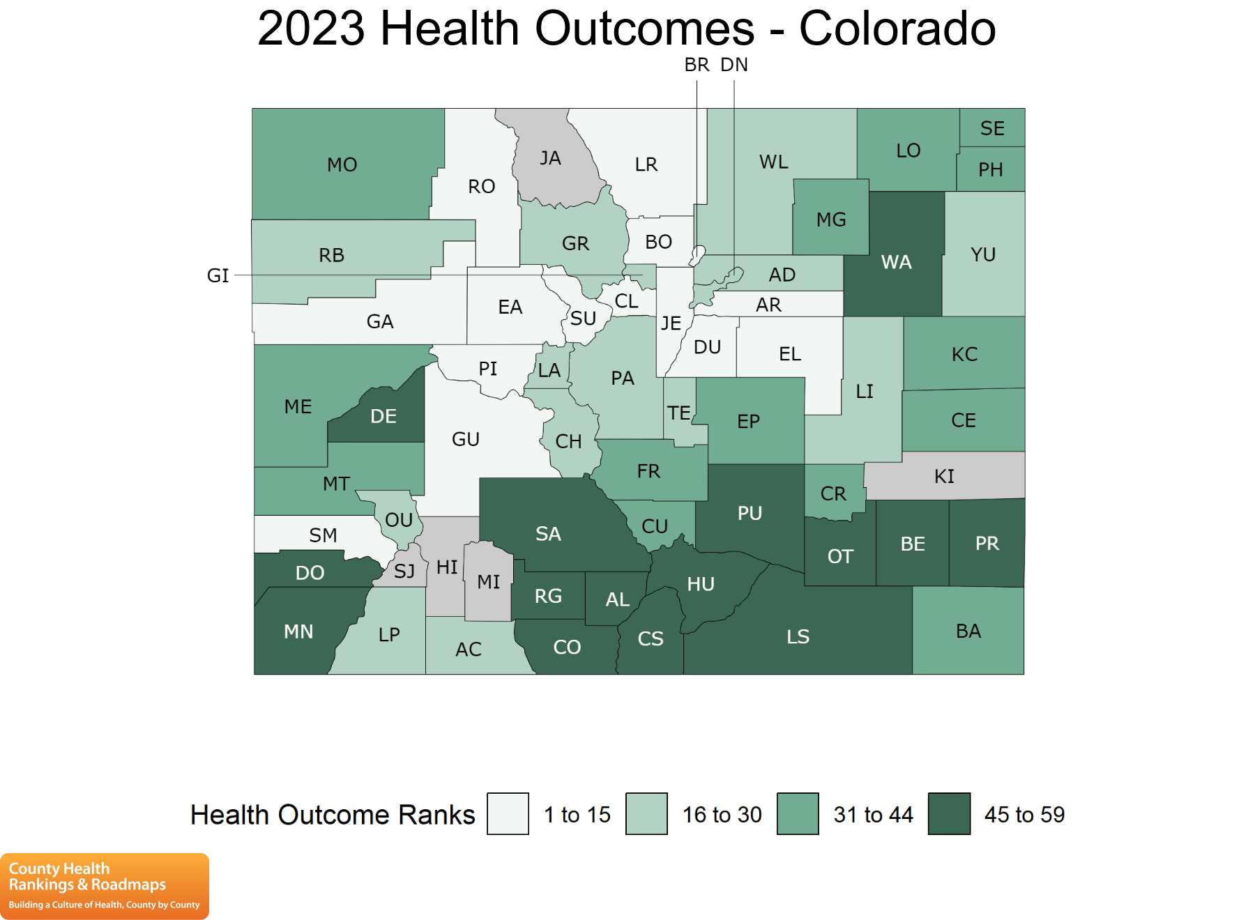 Colorado Population Map