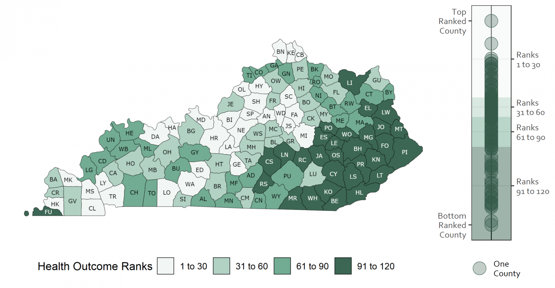 Map of Health Outcomes