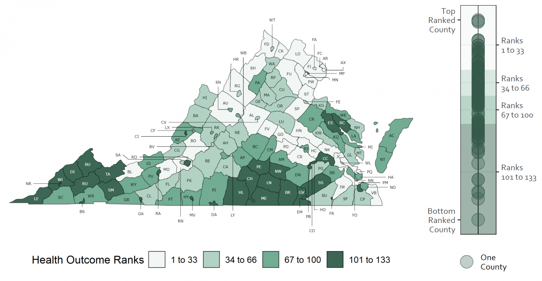 Map of Health Outcomes