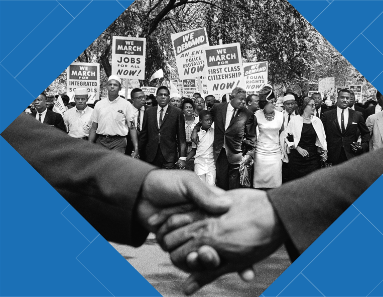 A march from the Civil Rights Movement