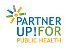 Logo with text: Partner Up! For Public Health