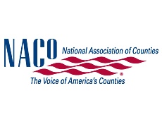 NACO logo with text: National Association of Counties and The Voice of America's Counties